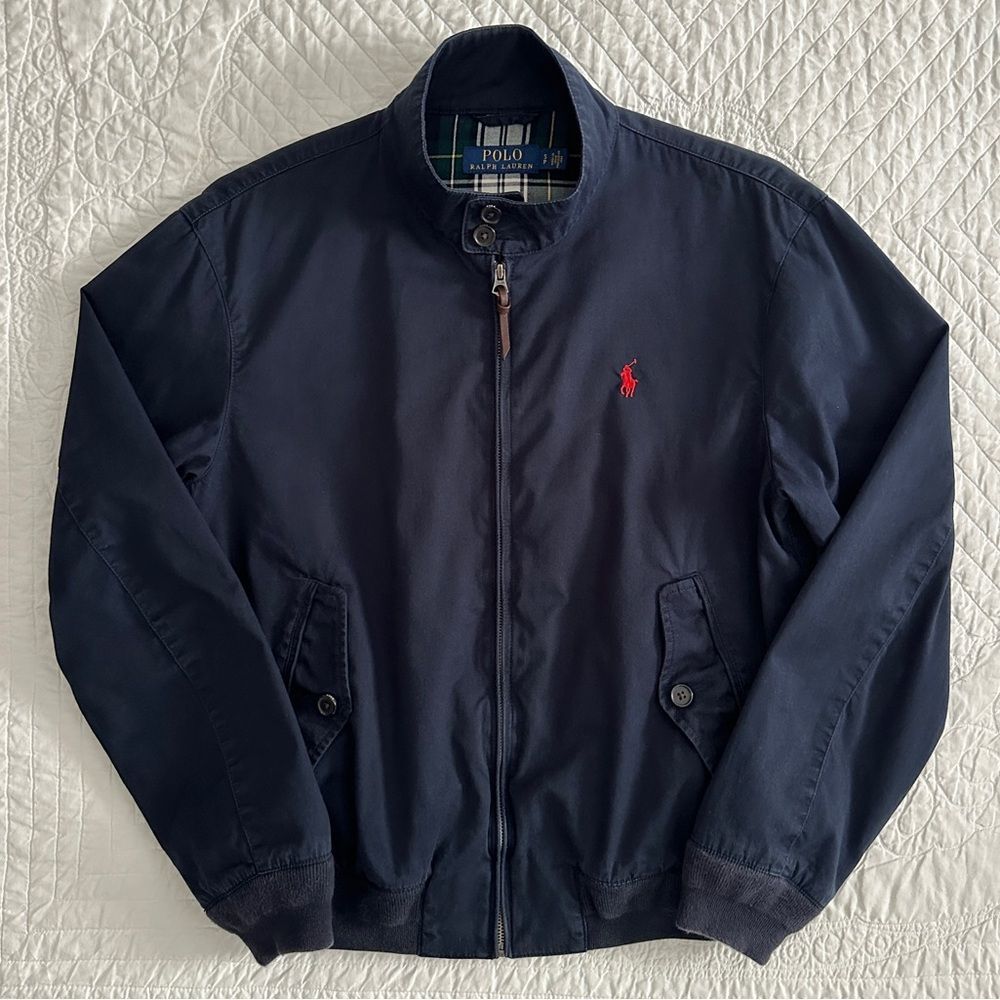 Polo Ralph Lauren Men's The Bedford Twill Jacket Bomber Navy Small